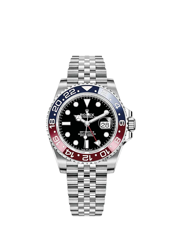 Rolex GMT Master II Ref. 126710BLRO 40mm Black Dial Jubilee Bracelet TPT Timepiece Trading