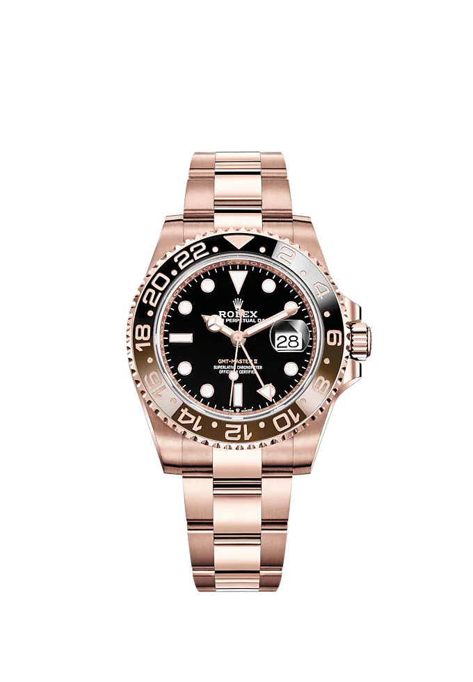 Gmt master rose discount gold