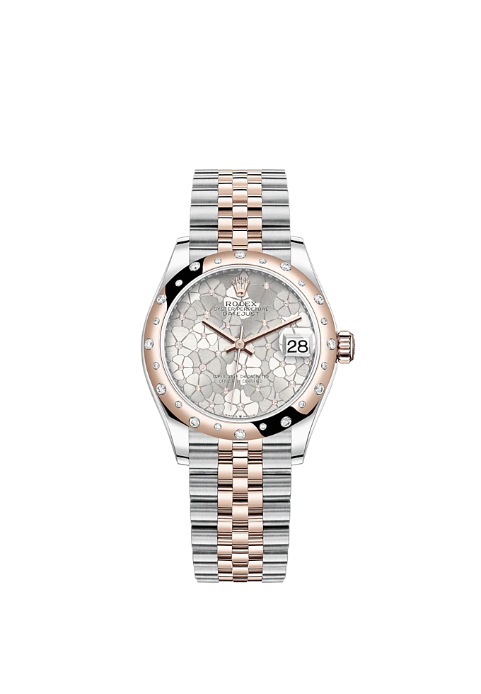 Datejust 31 31mm Jubilee Bracelet Oystersteel and Everose Gold with Si TPT Timepiece Trading