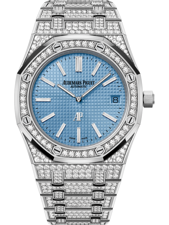 Royal Oak Jumbo Extra Thin 39MM Diamond Set 18 Carat White Gold