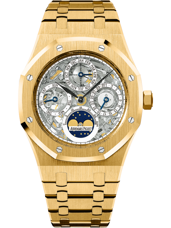 Royal Oak Openworked Perpetual Calendar 39MM 18 Carat Yellow Gold