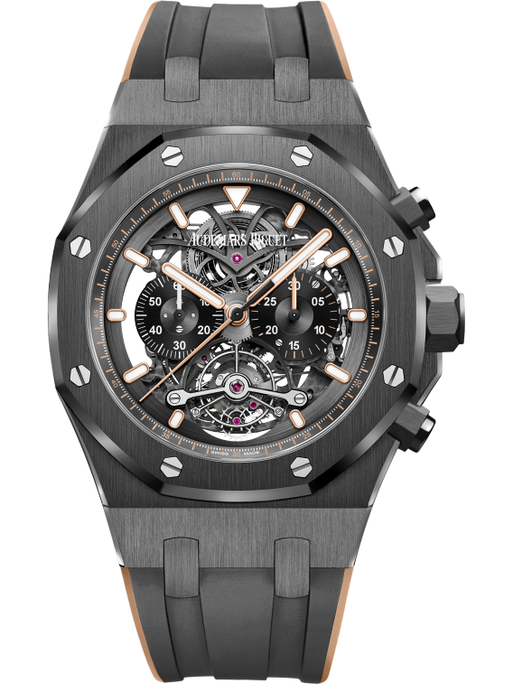 Royal Oak Tourbillon Chronograph Openworked 44MM Two Tone Black