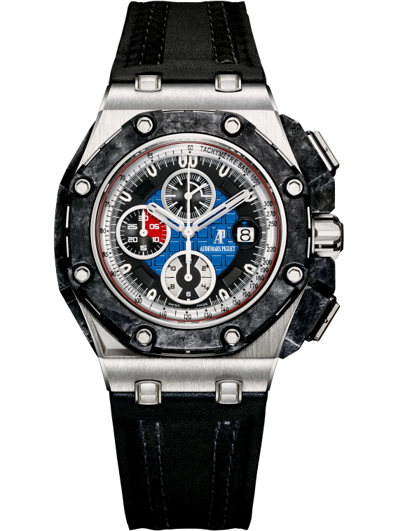 Royal Oak Offshore Grand Prix Chronograph 44MM Black Leather Strap