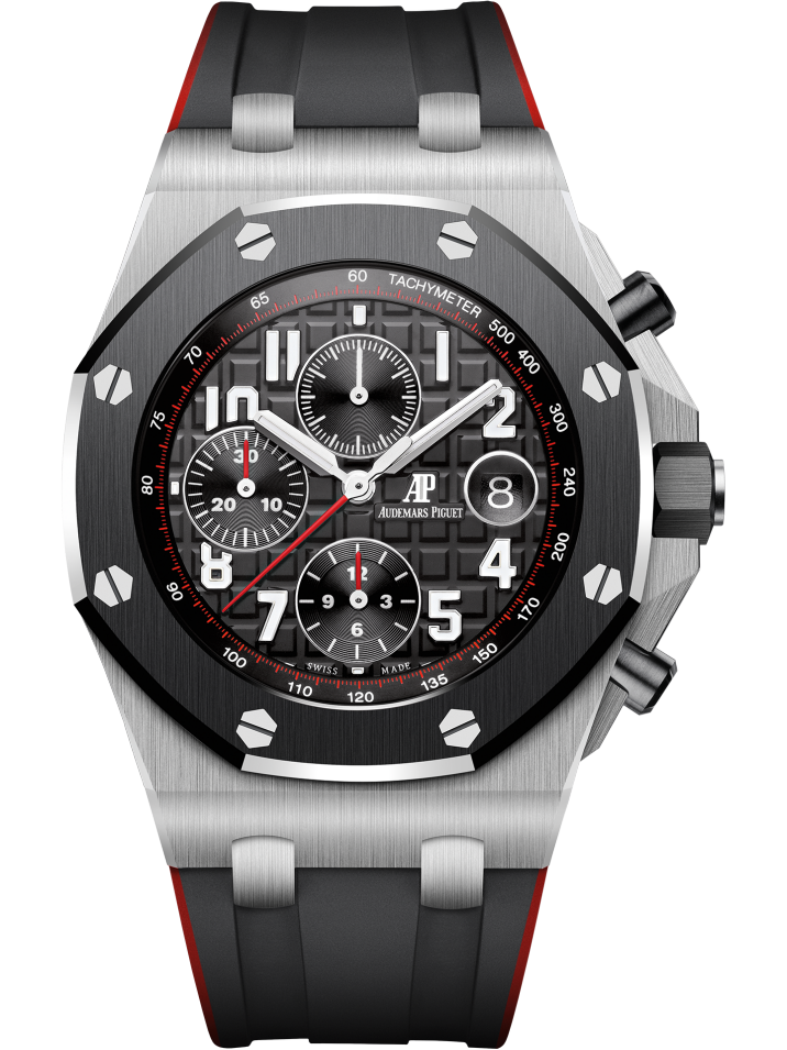 Royal Oak Offshore Chronograph 42MM Two Tone Black and Red Rubber