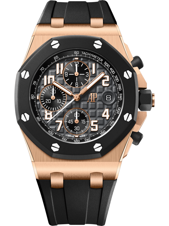 Royal Oak Offshore Selfwinding Chronograph 42MM Black Rubber Strap