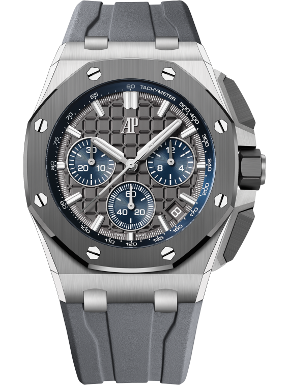 Royal Oak Offshore Selfwinding Chronograph 43MM Grey Rubber Strap Grey TPT Timepiece Trading