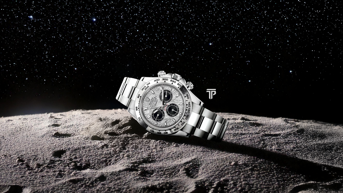 Rolex meteorite dial timepiece showcasing its unique design and luxury appeal.