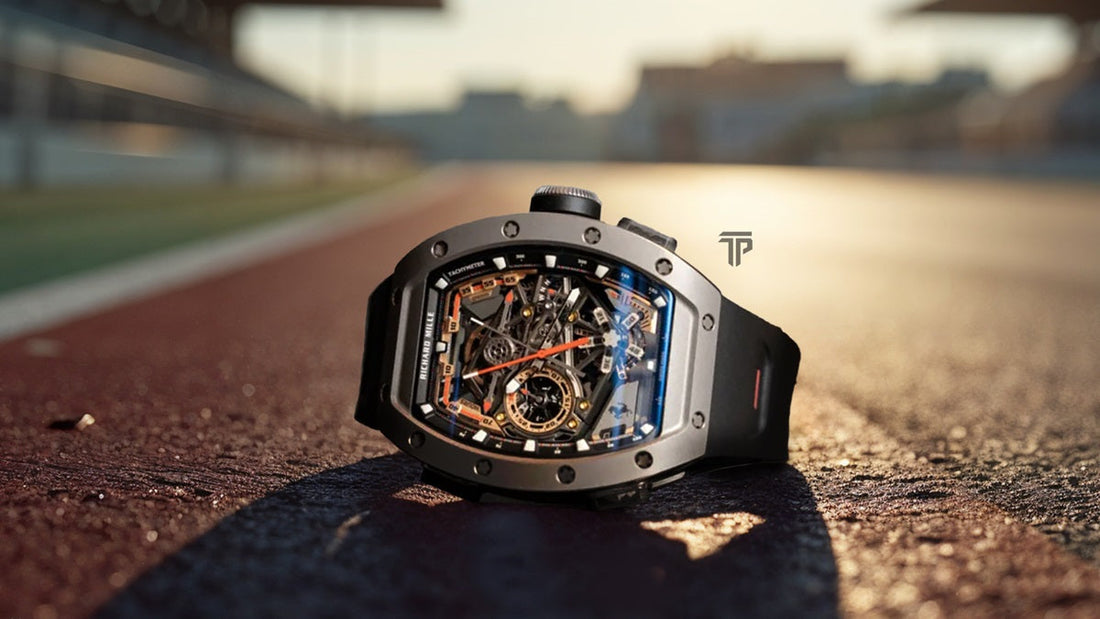  RM 43-01 Richard Mille Ferrari watch featuring tourbillon, split-second chronograph, titanium or Carbon TPT case, and Ferrari design