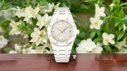 Introducing the Audemars Piguet 34mm Royal Oak Selfwinding in White Ceramic