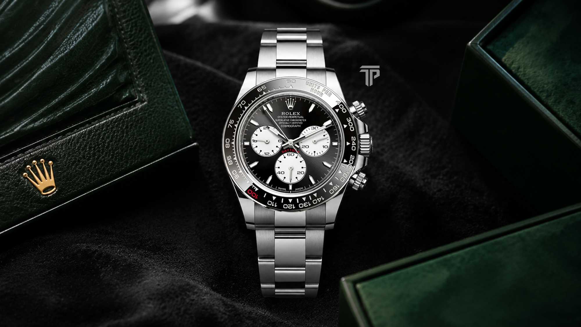 Rolex Daytona Investment Guide featuring Panda Daytona, vintage references, and luxury watch investment models