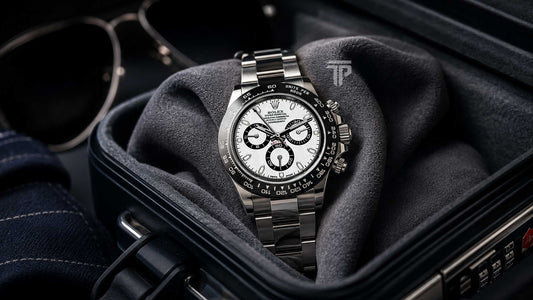Rolex Certified Pre-Owned Program luxury watch displayed with official certification tag and warranty card