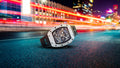 The RM30-01 LeMans Classic with racing green accents and skeletonized dial design inspired by motorsport precision