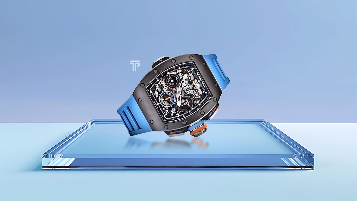 Richard Mille Carbon TPT ultra-lightweight case close-up