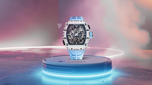Richard Mille RM 35-03 Automatic Rafael Nadal in Blue Quartz TPT® case with white Quartz TPT® caseband