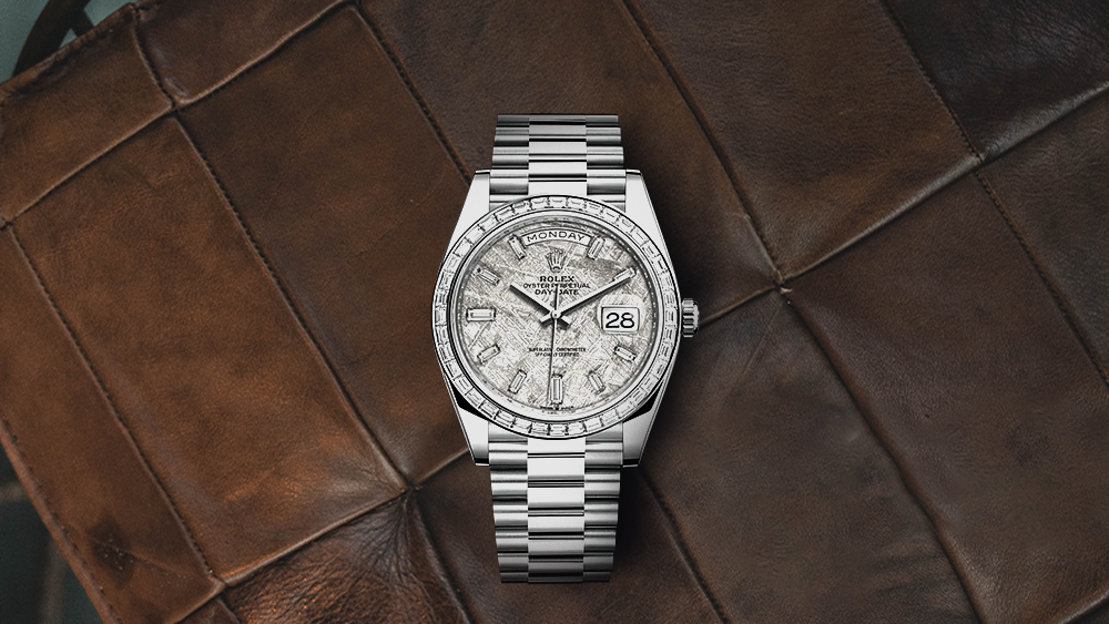 Style and Elegance: The Rolex Day-Date 40 Platinum and Diamonds