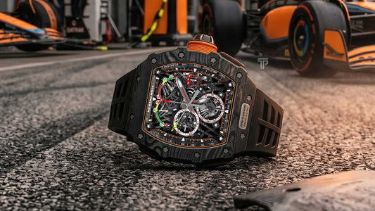 Richard Mille Formula 1 Partnership linking luxury watches with F1 racing teams, paddock culture, and high-performance branding