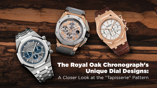 The Royal Oak Chronograph's Unique Dial Designs: A Closer Look at the "Tapisserie" Pattern