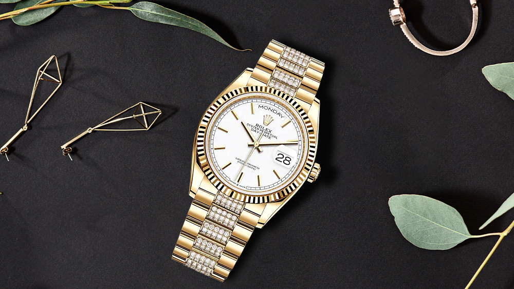 A Masterpiece: The Rolex Oyster Perpetual Day-Date 36 in 18 Kt Yellow Gold
