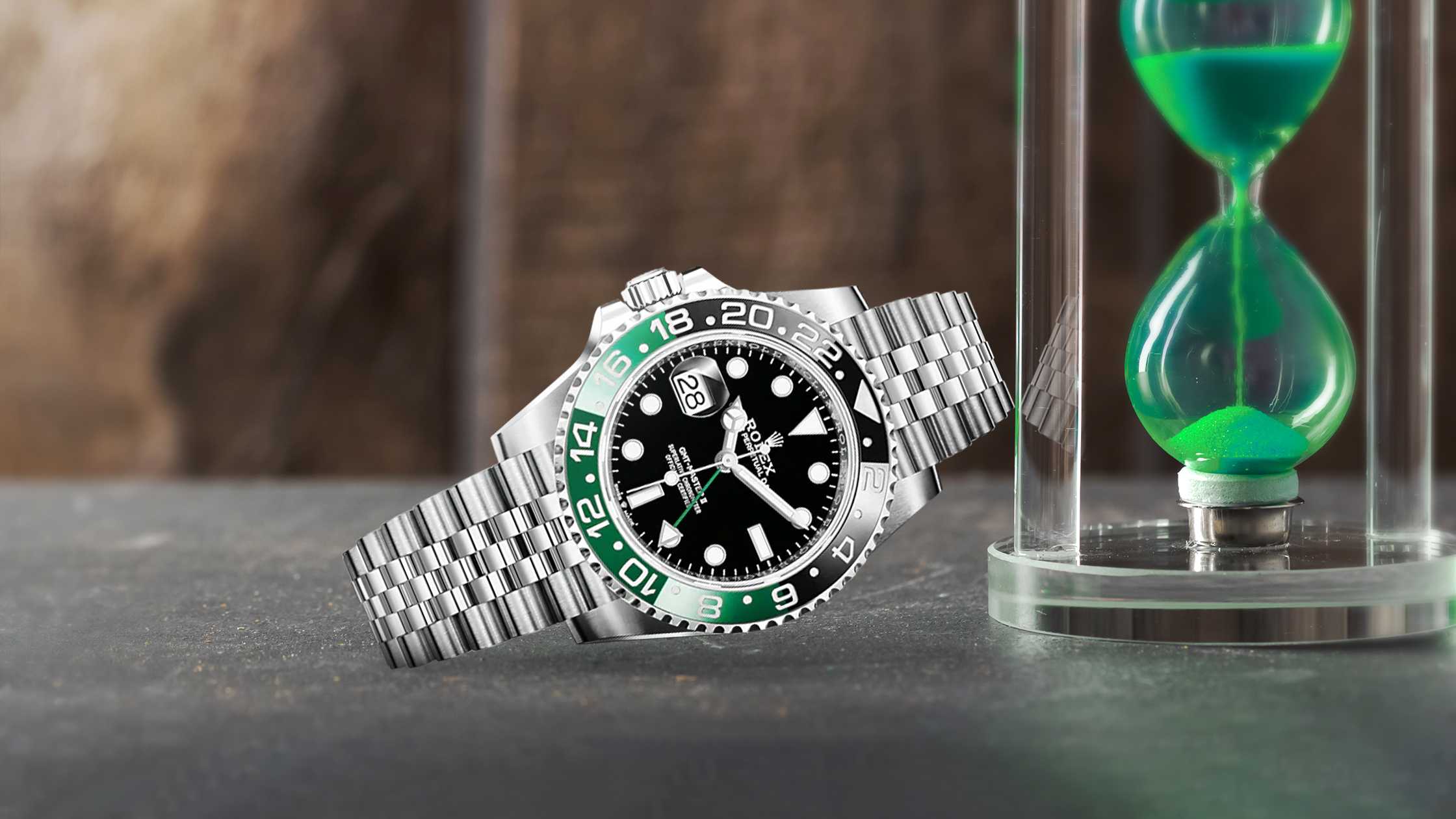 Hourglass rolex sale discount