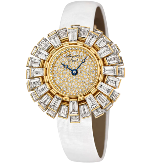 PETITE FLEUR GJE26BA20.8589DB1 17 MM YELLOW GOLD WITH YELLOW DIAL