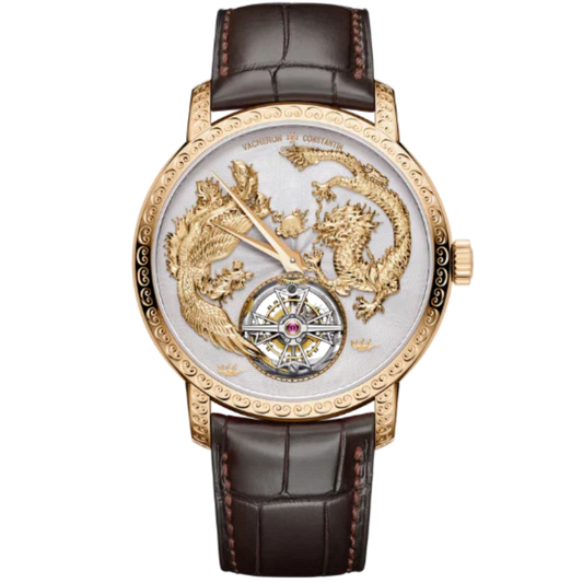 TRADITIONNELLE TOURBILLON 41 MM ROSE GOLD WITH GUILLOCHE DIAL
