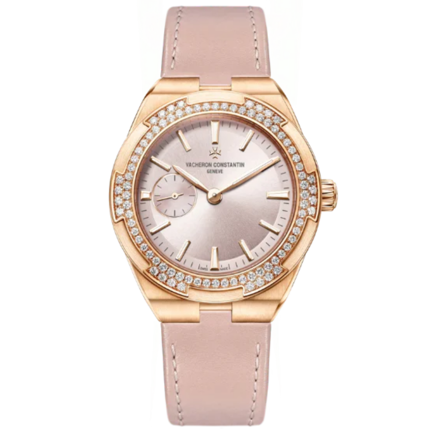 OVERSEAS SELF WINDING 37 MM 18K PINK GOLD WITH PINK BRASS DIAL