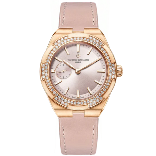 OVERSEAS SELF WINDING 37 MM 18K PINK GOLD WITH PINK BRASS DIAL