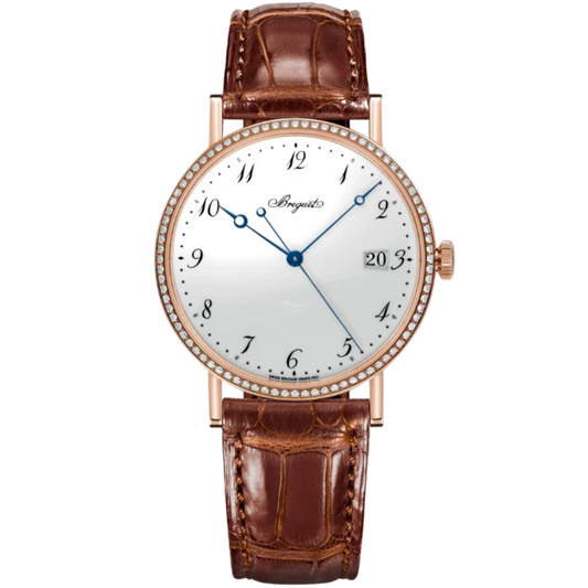 CLASSIQUE 5178 38 MM ROSE GOLD WITH WHITE "GRAND FEU" ENAMEL DIAL