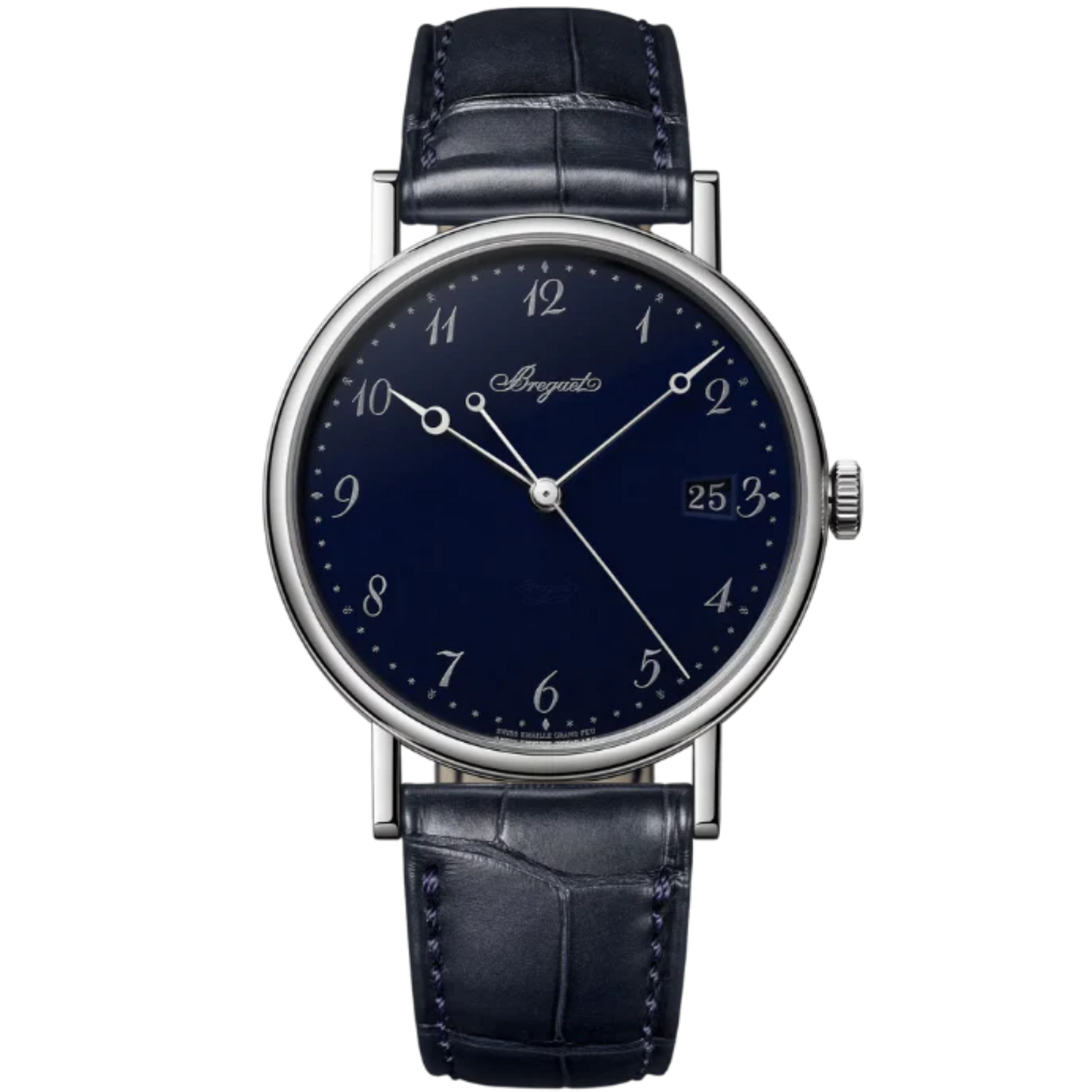 CLASSIQUE 5177 38 MM WHITE GOLD WITH BLUE "GRAND FEU" ENAMEL DIAL