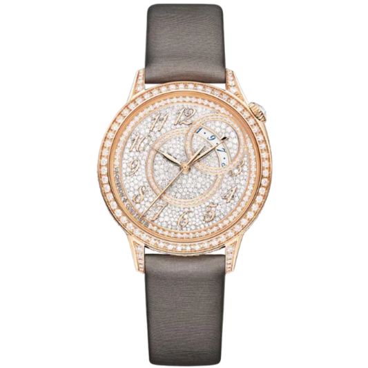 EGERIE SELF WINDING 35 MM PINK GOLD WITH WHITE GOLD DIAL