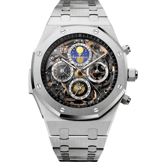 Royal Oak Grande Complication 44MM Stainless Steel Bracelet Sapphire Dial Stainless Steel Case