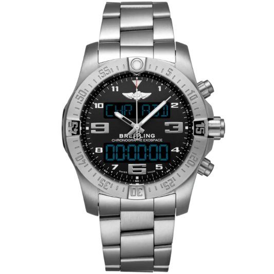 EXOSPACE B55 46 MM TITANIUM WITH BLACK DIAL