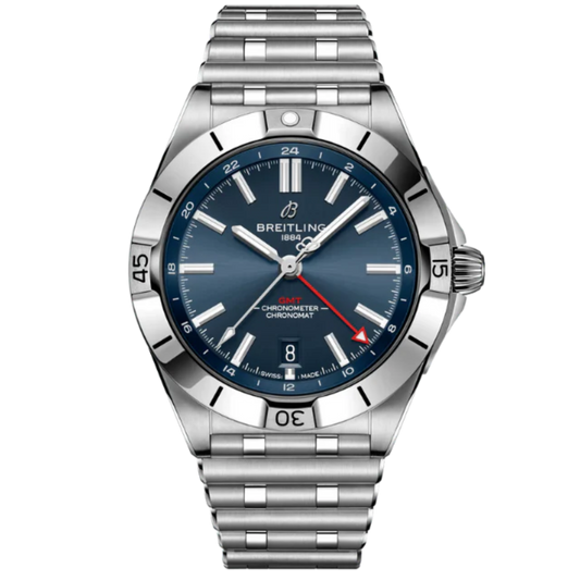 CHRONOMAT AUTOMATIC GMT 40 MM STAINLESS STEEL WITH BLUE DIAL