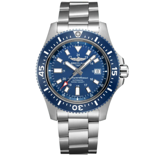 SUPEROCEAN SPECIAL 44 MM STAINLESS STEEL WITH BLUE DIAL