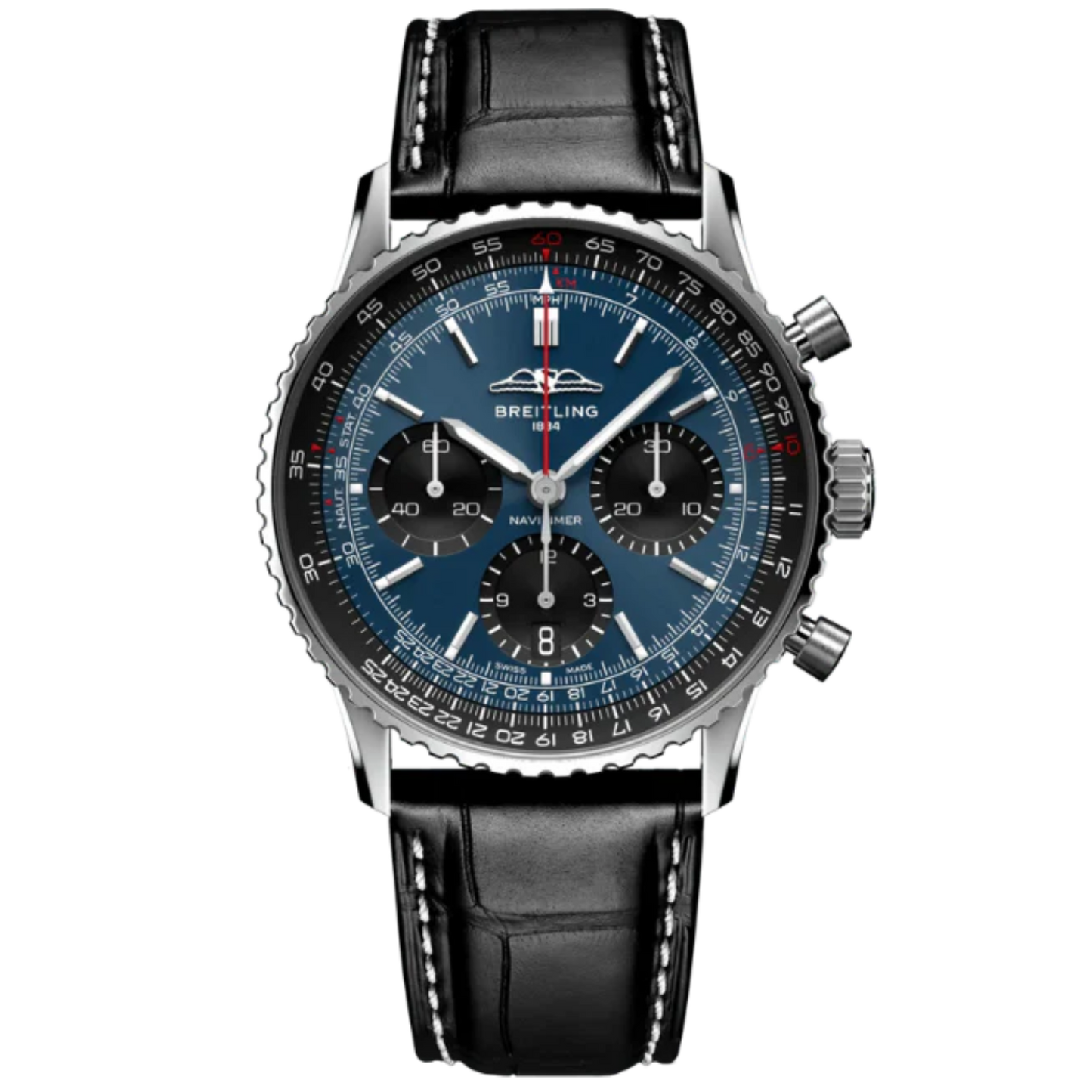 NAVITIMER B01 CHRONOGRAPH 41 MM STAINLESS STEEL WITH BLUE DIAL