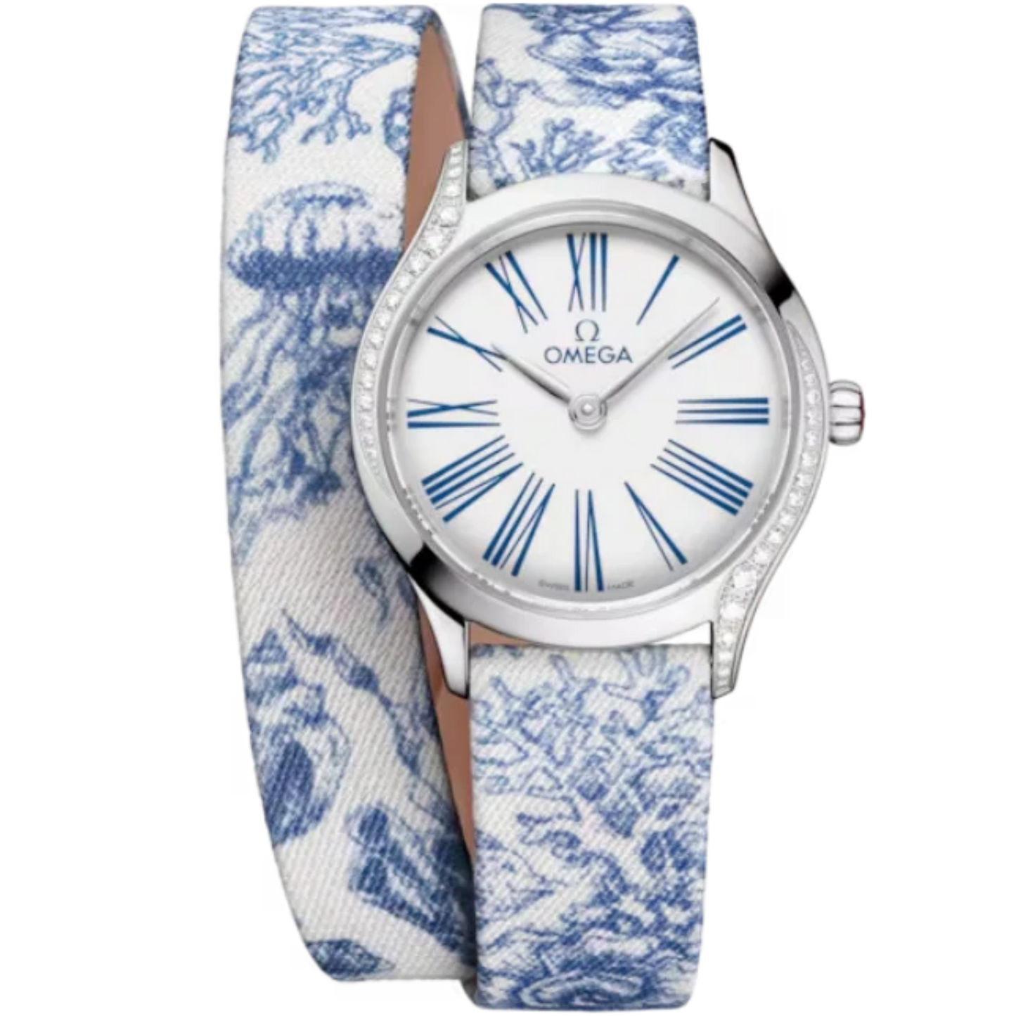 DE VILLE MINI TRÉSOR 26 MM STAINLESS STEEL WITH WHITE DIAL