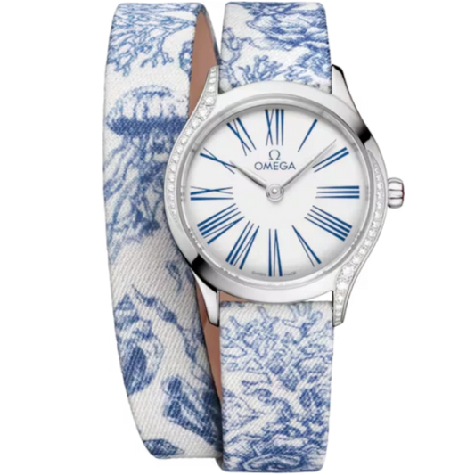 DE VILLE MINI TRÉSOR 26 MM STAINLESS STEEL WITH WHITE DIAL