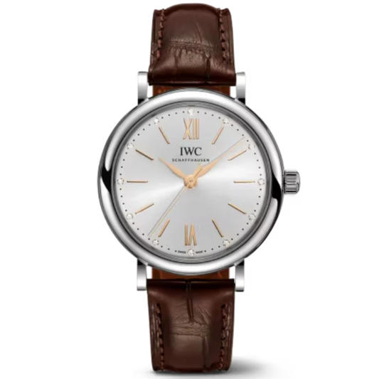 PORTOFINO AUTOMATIC 34 MM STAINLESS STEEL WITH WHITE DIAL