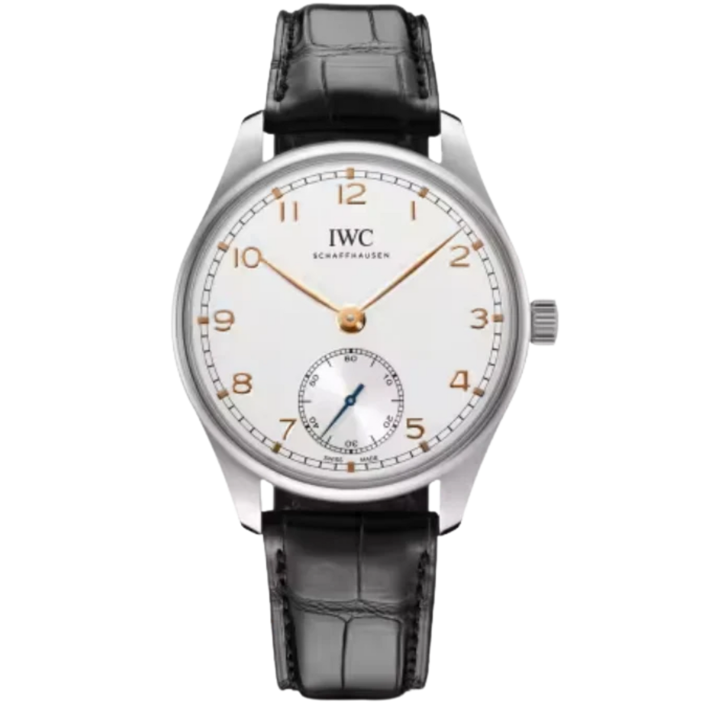 PORTUGIESER AUTOMATIC 40 MM STAINLESS STEEL WITH WHITE DIAL