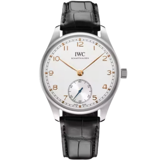 PORTUGIESER AUTOMATIC 40 MM STAINLESS STEEL WITH WHITE DIAL