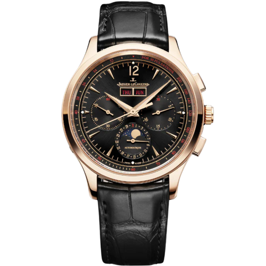 MASTER CONTROL CHRONOGRAPH CALENDAR 40 MM 18K ROSE GOLD WITH BLACK SUNRAY BRUSHED DIAL