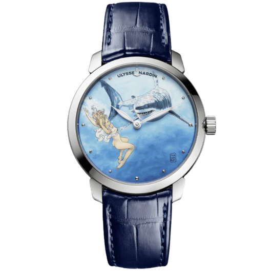 CLASSICO MANARA MANUFACTURE 40 MM STAINLESS STEEL WITH BLUE DIAL