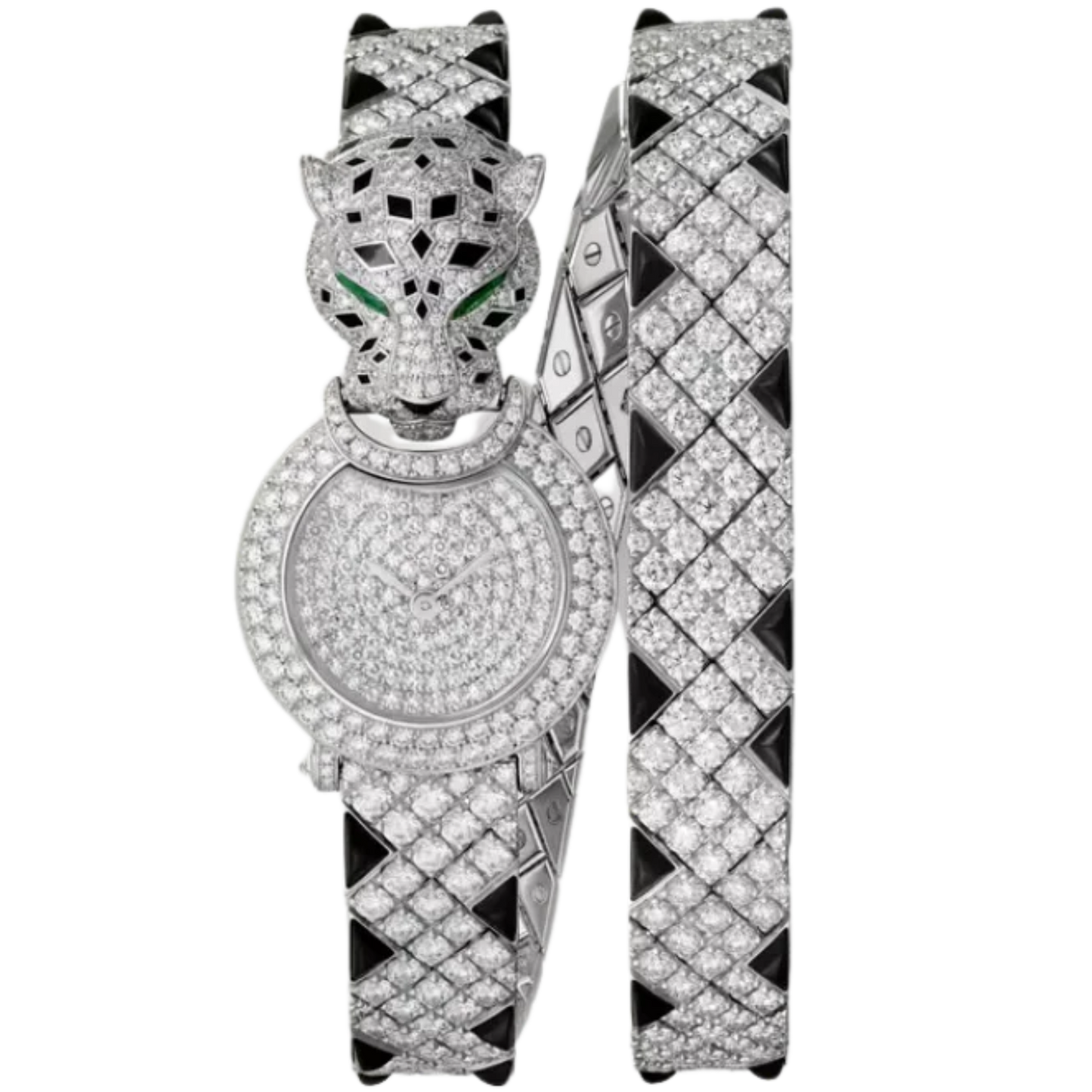 LA PANTHERE DE CARTIER 24 MM WHITE GOLD