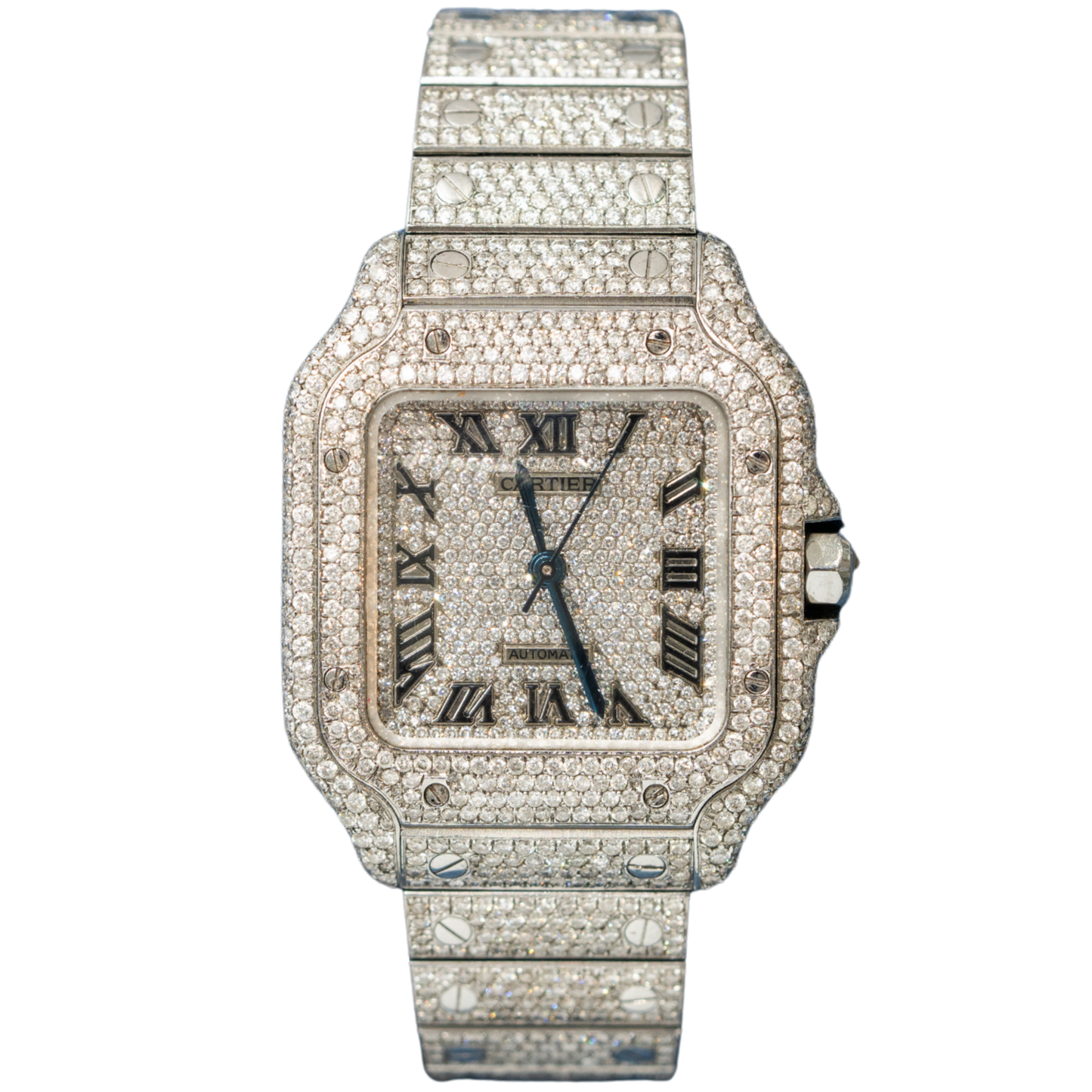 Cartier WSSA0029 Cartier Santos Bussdown (Dial Too) Size Medium