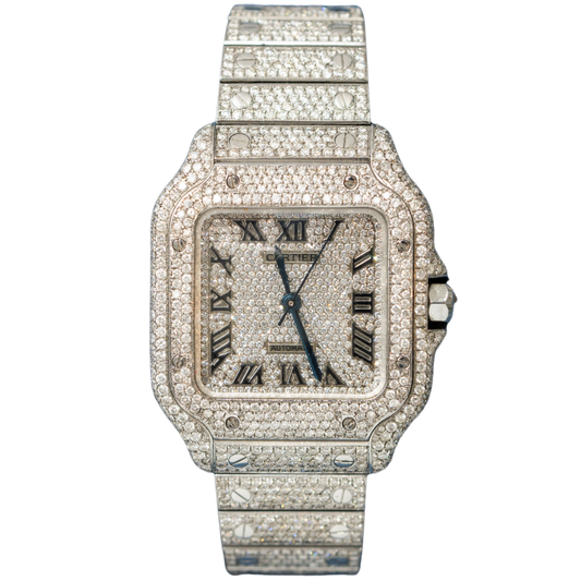 Cartier WSSA0029 Cartier Santos Bussdown (Dial Too) Size Medium