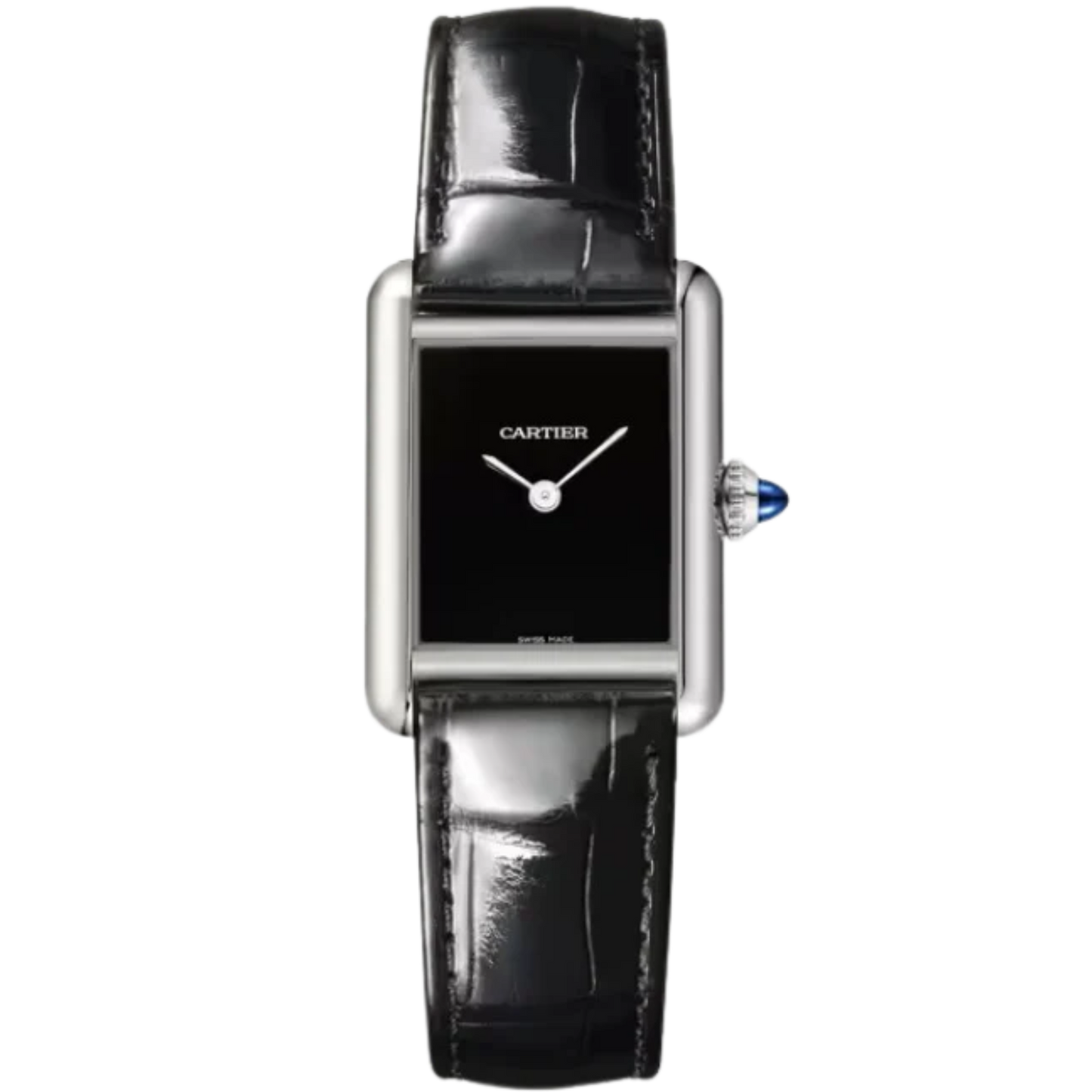 TANK 30 mm MUST DE CARTIER BLACK STAINLESS STEEL
