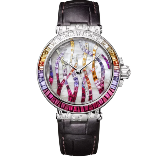 MARINE HAUTE JOAILLERIE 9509 POSEIDONIA 36 MM WHITE GOLD WITH MOTHER OF PEARL DIAL