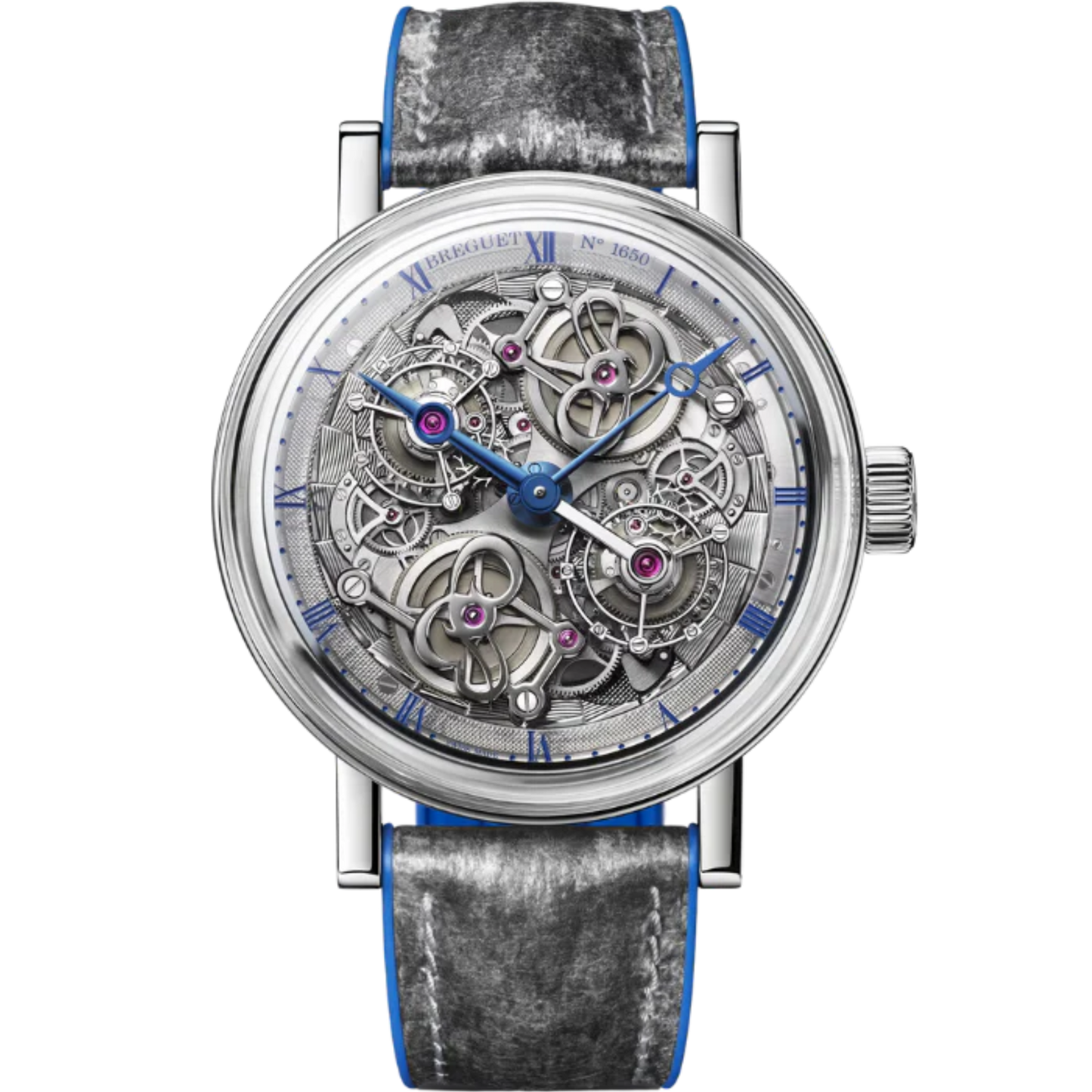 CLASSIQUE DOUBLE TOURBILLON 5345 "QUAI DE I'HORLOGE" 46 MM PLATINUM WITH OPEN WORKED DIAL