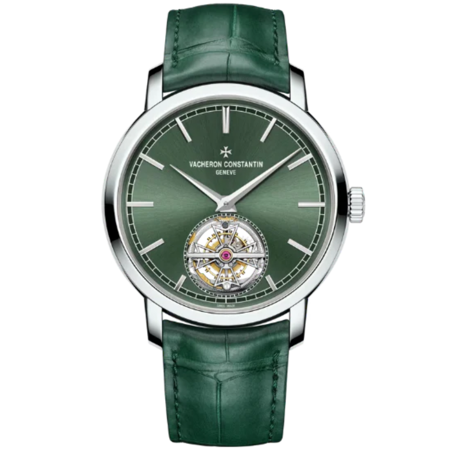 TRADITIONNELLE TOURBILLON 41 MM PLATINUM 950 WITH GREEN DIAL