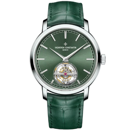TRADITIONNELLE TOURBILLON 41 MM PLATINUM 950 WITH GREEN DIAL
